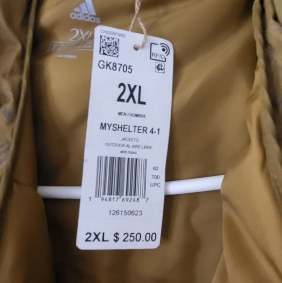 Adidas 4 in 1 Coat/Jacket/Windbreaker - Picture 6 of 6